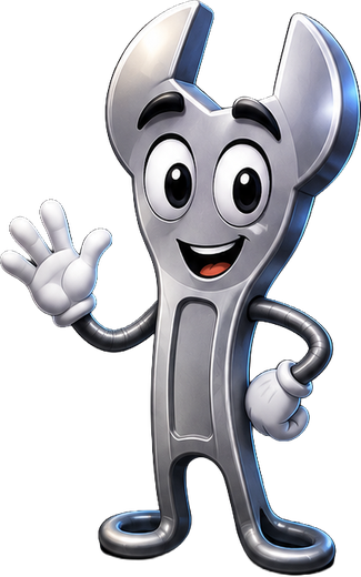 Hahns the wrench mascot